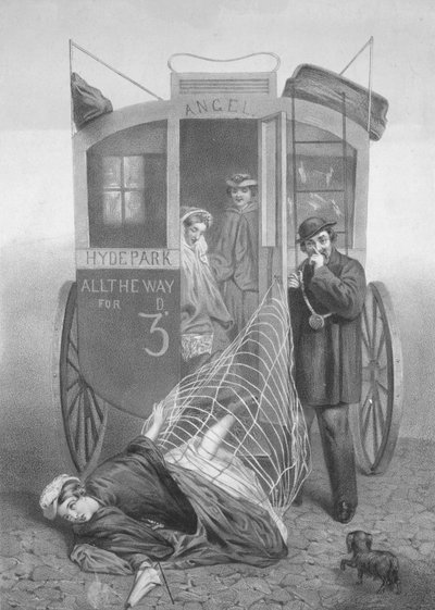 Krinolinens faror, 1850-70 av English School